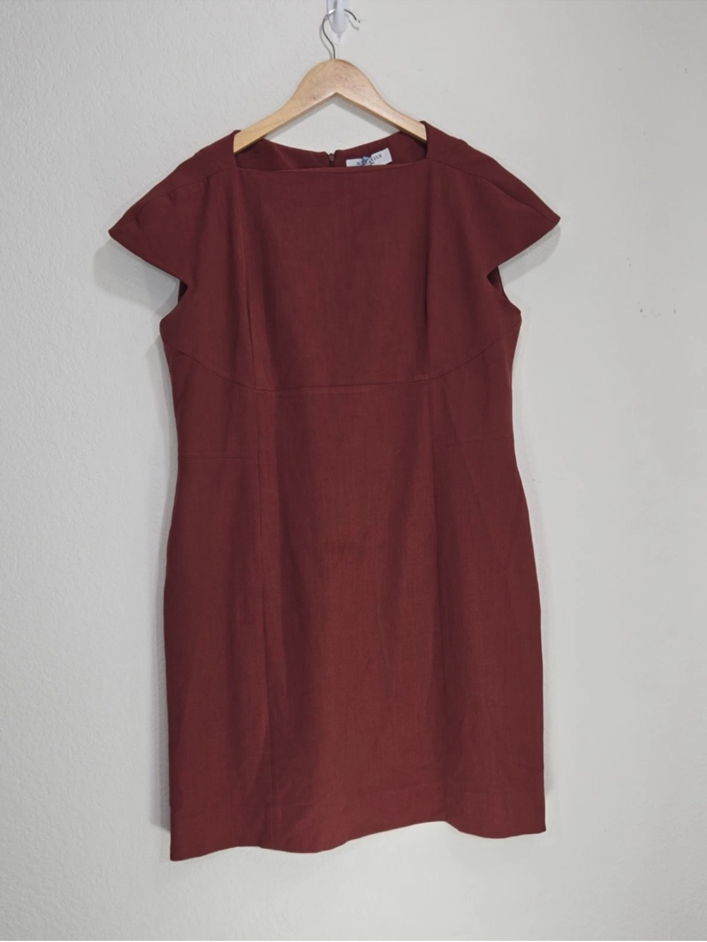 MM LaFleur Ashley Dress Brick Red Size 16 Women’s